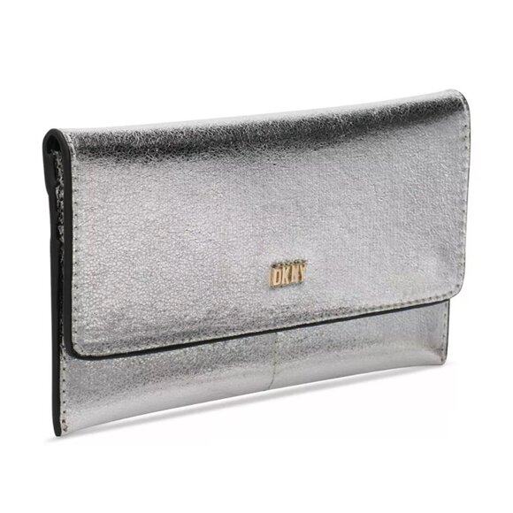 DKNY Lumen 3 Piece Wallet Set in Gift Box - Silver - Picture 4 of 6